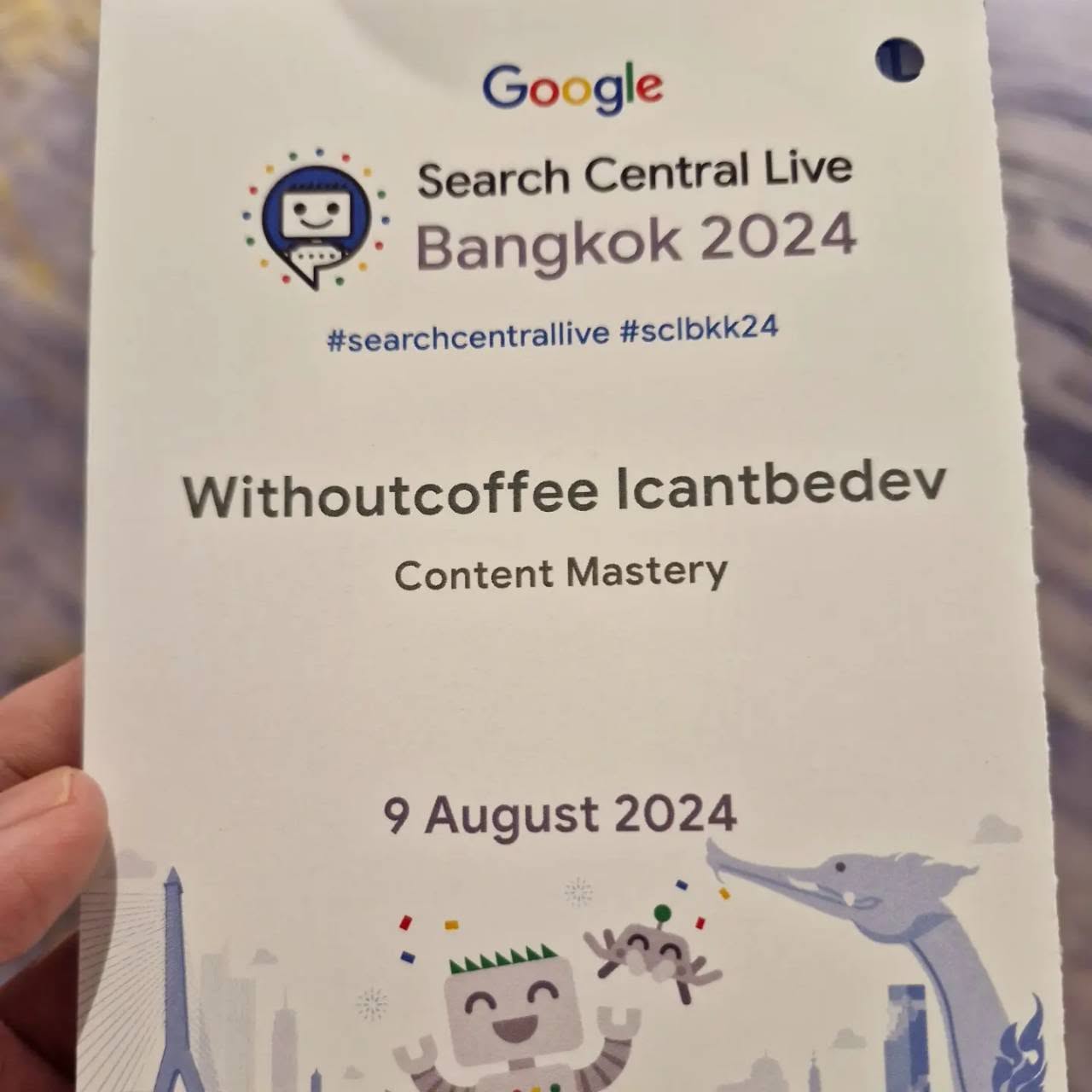 2024 - Invited session for Search Central Live