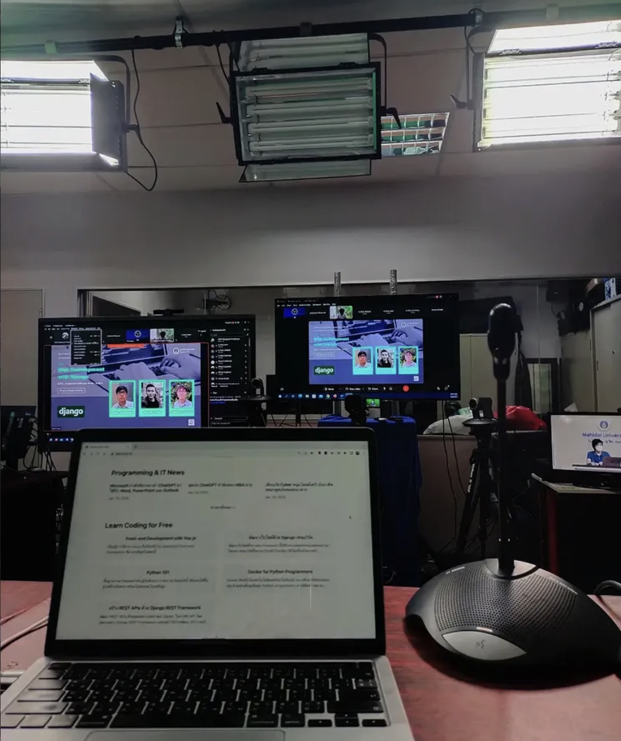 2023 - Python and Web Programming workshop at Mahidol
